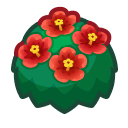 Red Hibiscus Bush Animal Crossing New Horizons | ACNH Critter - Nookmall