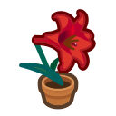 Red Lily Plant Animal Crossing New Horizons | ACNH Critter - Nookmall