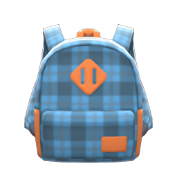 Checkered Backpack Animal Crossing New Horizons | ACNH Items - Nookmall