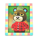 Grizzly's Photo Animal Crossing New Horizons | ACNH Items - Nookmall