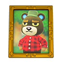 Grizzly's Photo Animal Crossing New Horizons | ACNH Items - Nookmall