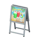 Standing Shop Sign Animal Crossing New Horizons | ACNH Critter - Nookmall