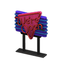 Diner Neon Sign Animal Crossing New Horizons | ACNH Critter - Nookmall