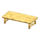 Bamboo Bench Animal Crossing New Horizons | ACNH Critter - Nookmall