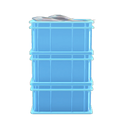 Stacked Fish Containers DIY Recipe Animal Crossing New Horizons