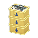 Stacked Fish Containers Animal Crossing New Horizons | ACNH Critter - Nookmall