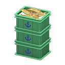 Stacked Fish Containers Animal Crossing New Horizons | ACNH Critter - Nookmall