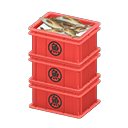 Stacked Fish Containers Animal Crossing New Horizons | ACNH Critter - Nookmall