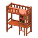 Loft Bed With Desk Animal Crossing New Horizons | ACNH Critter - Nookmall