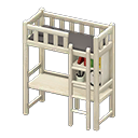 Loft Bed With Desk Animal Crossing New Horizons | ACNH Critter - Nookmall