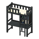 Loft Bed With Desk Animal Crossing New Horizons | ACNH Critter - Nookmall