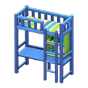 Loft Bed With Desk Animal Crossing New Horizons | ACNH Critter - Nookmall