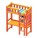 Loft Bed With Desk Animal Crossing New Horizons | ACNH Critter - Nookmall