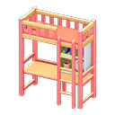 Loft Bed With Desk Animal Crossing New Horizons | ACNH Critter - Nookmall