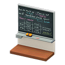 Right Chalkboard Section Animal Crossing New Horizons | ACNH Critter - Nookmall