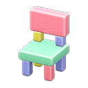 Wooden-Block Chair Animal Crossing New Horizons | ACNH Critter - Nookmall