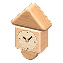 Wooden-Block Wall Clock