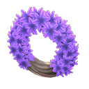 Purple Hyacinth Wreath