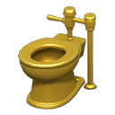 Golden Toilet Animal Crossing New Horizons | ACNH Critter - Nookmall