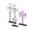 Illuminated Snowflakes Animal Crossing New Horizons | ACNH Critter - Nookmall