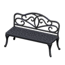 Iron Garden Bench Animal Crossing New Horizons | ACNH Critter - Nookmall