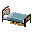 Ironwood Bed Animal Crossing New Horizons | ACNH Critter - Nookmall