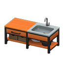 Ironwood Kitchenette Animal Crossing New Horizons | ACNH Critter - Nookmall