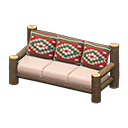 Log Extra-Long Sofa Animal Crossing New Horizons | ACNH Critter - Nookmall