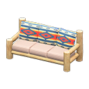 Log Extra-Long Sofa Animal Crossing New Horizons | ACNH Critter - Nookmall