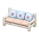 Log Extra-Long Sofa Animal Crossing New Horizons | ACNH Critter - Nookmall