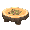 Log Round Table Animal Crossing New Horizons | ACNH Critter - Nookmall