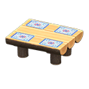 Log Dining Table Animal Crossing New Horizons | ACNH Critter - Nookmall