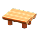 Log Dining Table Animal Crossing New Horizons | ACNH Critter - Nookmall