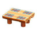 Log Dining Table Animal Crossing New Horizons | ACNH Critter - Nookmall