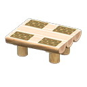 Log Dining Table Animal Crossing New Horizons | ACNH Critter - Nookmall