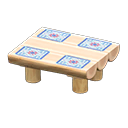 Log Dining Table Animal Crossing New Horizons | ACNH Critter - Nookmall