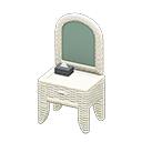 Rattan Vanity Animal Crossing New Horizons | ACNH Critter - Nookmall