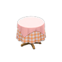 Small Covered Round Table Animal Crossing New Horizons | ACNH Critter - Nookmall