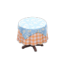 Small Covered Round Table Animal Crossing New Horizons | ACNH Critter - Nookmall