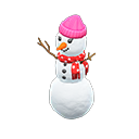 Three-Tiered Snowperson Animal Crossing New Horizons | ACNH Critter - Nookmall