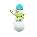 Three-Tiered Snowperson Animal Crossing New Horizons | ACNH Critter - Nookmall