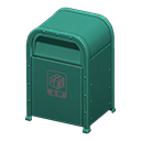 Steel Trash Can Animal Crossing New Horizons | ACNH Critter - Nookmall