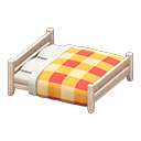 Wooden Double Bed Animal Crossing New Horizons | ACNH Critter - Nookmall