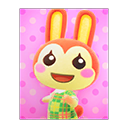 Bunnie's Poster Animal Crossing New Horizons | ACNH Items - Nookmall