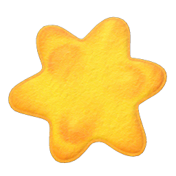 Yellow Star Rug DIY Recipe