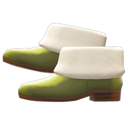 Faux-Fur Ankle Booties Animal Crossing New Horizons | ACNH Items - Nookmall