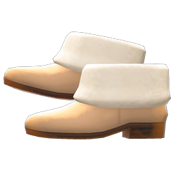 Faux-Fur Ankle Booties Animal Crossing New Horizons | ACNH Items - Nookmall