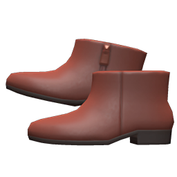 Pleather Ankle Booties Animal Crossing New Horizons | ACNH Items - Nookmall