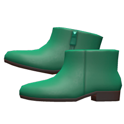 Pleather Ankle Booties Animal Crossing New Horizons | ACNH Items - Nookmall