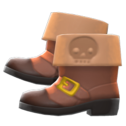 Pirate Boots Animal Crossing New Horizons | ACNH Items - Nookmall